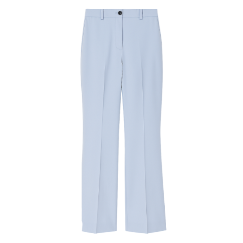 Work Style Women’s Bootcut Trousers – Light Blue